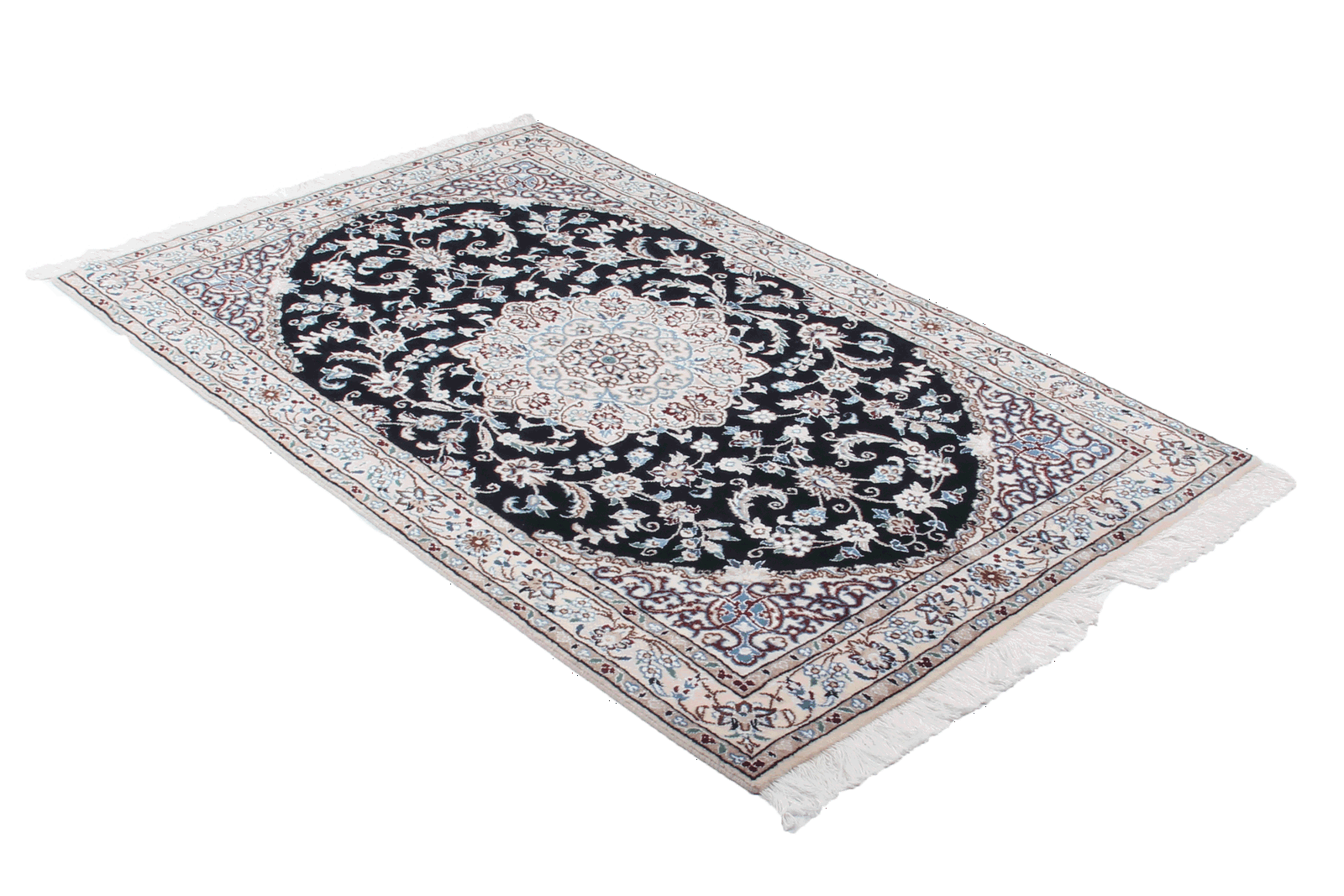 Nain 9La — Handgefertigt, 158x100 cm, Beige, 100% Virgin Wool | View 8