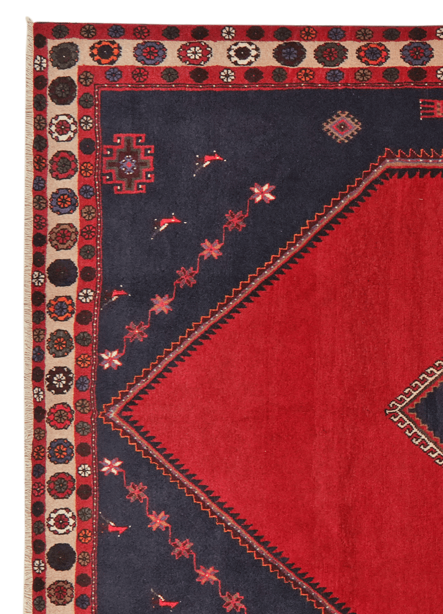 Kelardasht — Hand-knotted, 205x287 cm, Red, 100% Virgin Wool | View 3