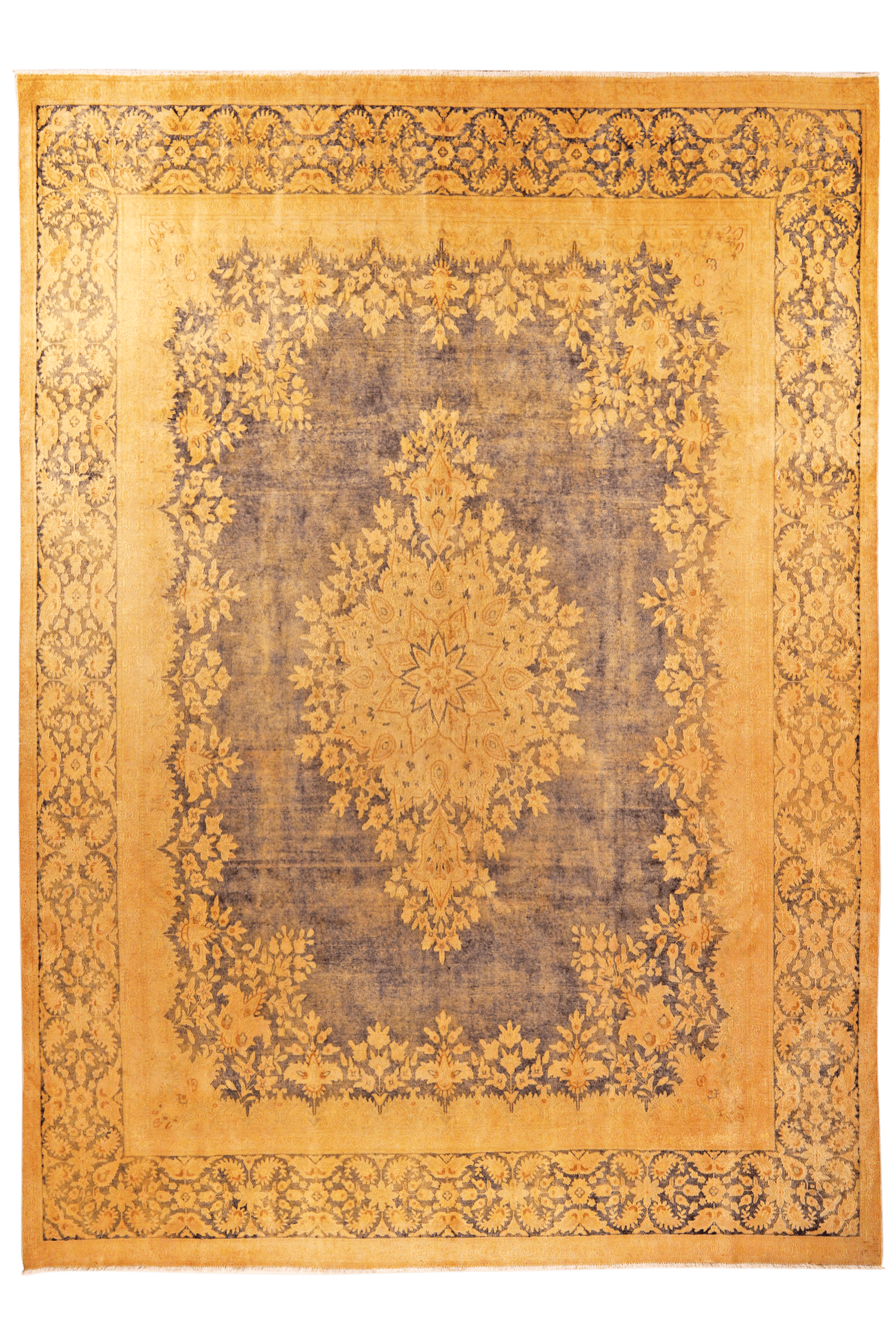 Vintage — Hand-knotted, 292x402 cm, Yellow, 100% Virgin Wool | Main view