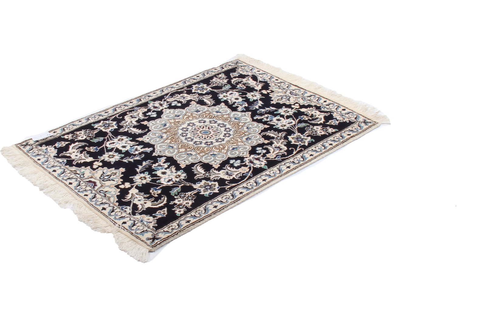 Nain 9La — Hand-knotted, 77x112 cm, Blue, 100% Virgin Wool | View 7