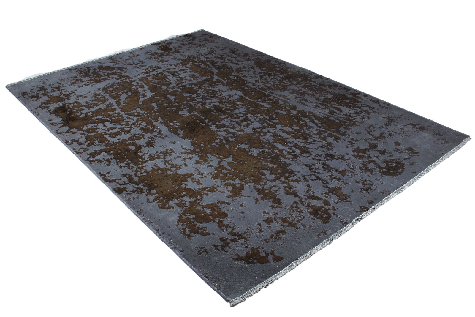 Vintage — Hand-knotted, 184x263 cm, Blue, 100% Virgin Wool | View 4