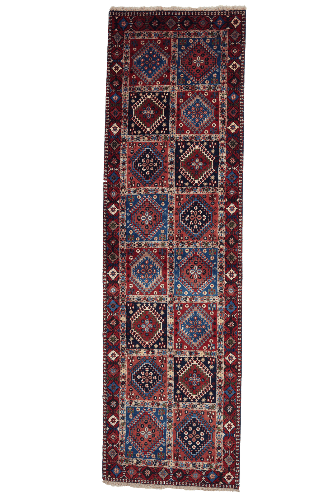 Yalameh — Hand-knotted, 83x286 cm, Multicolor, 100% Virgin Wool | Main view
