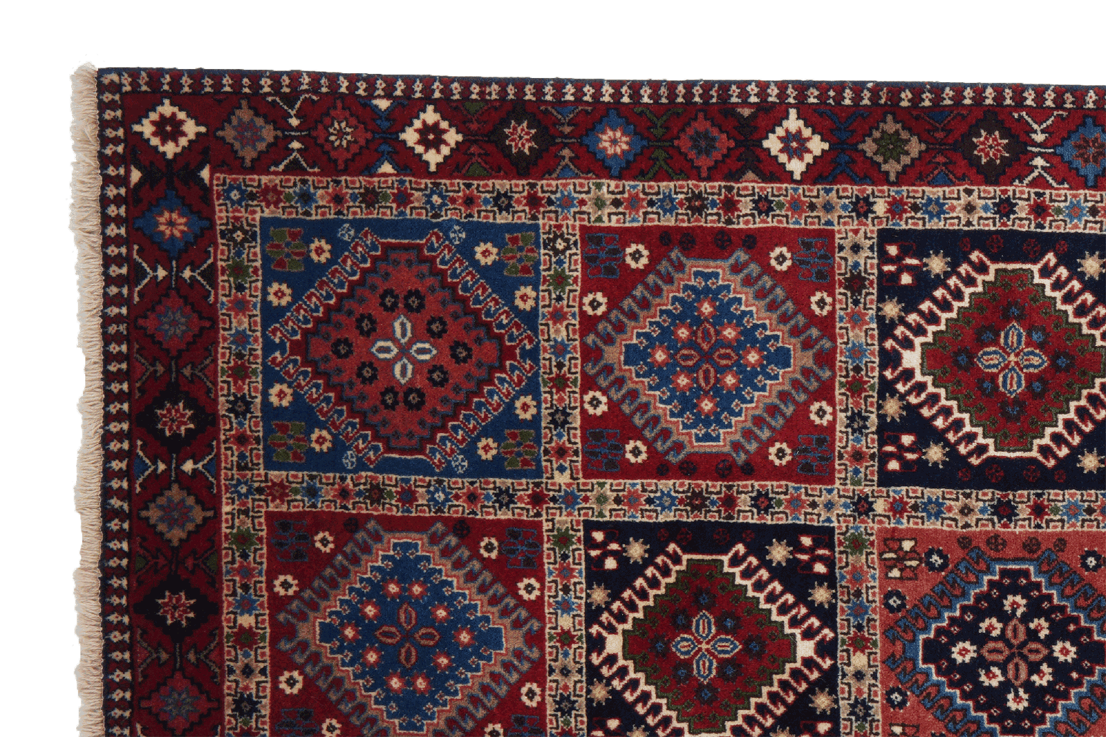 Yalameh — Hand-knotted, 83x286 cm, Multicolor, 100% Virgin Wool | View 3