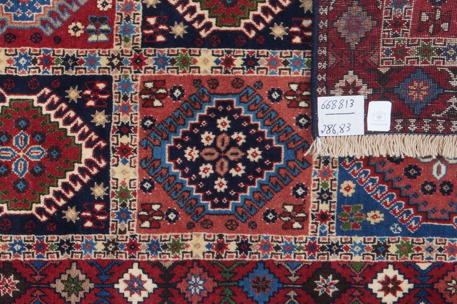 Yalameh — Hand-knotted, 83x286 cm, Multicolor, 100% Virgin Wool | View 7