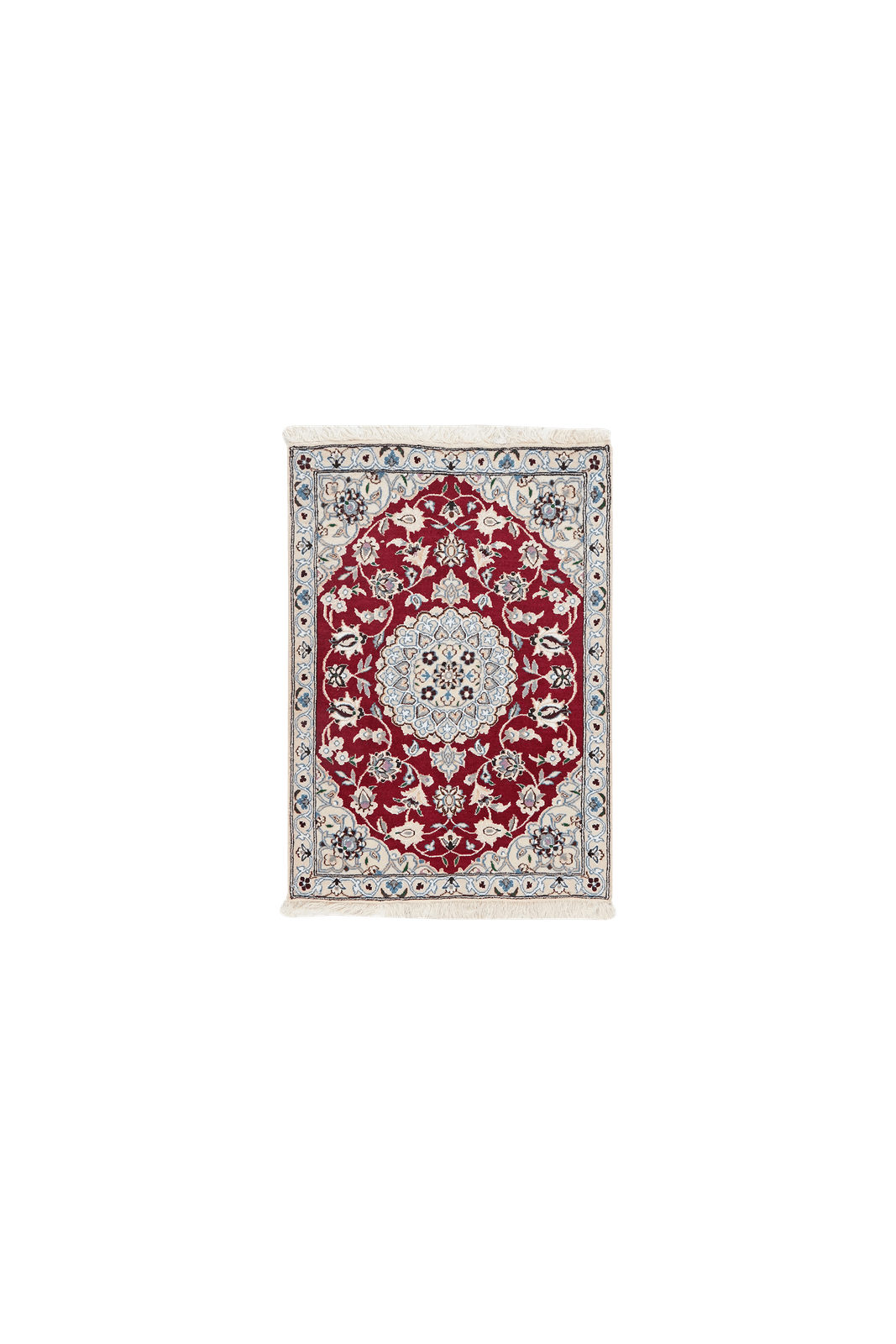 Nain 9La — Hand-knotted, 70x99 cm, Red, 100% Virgin Wool | Main view