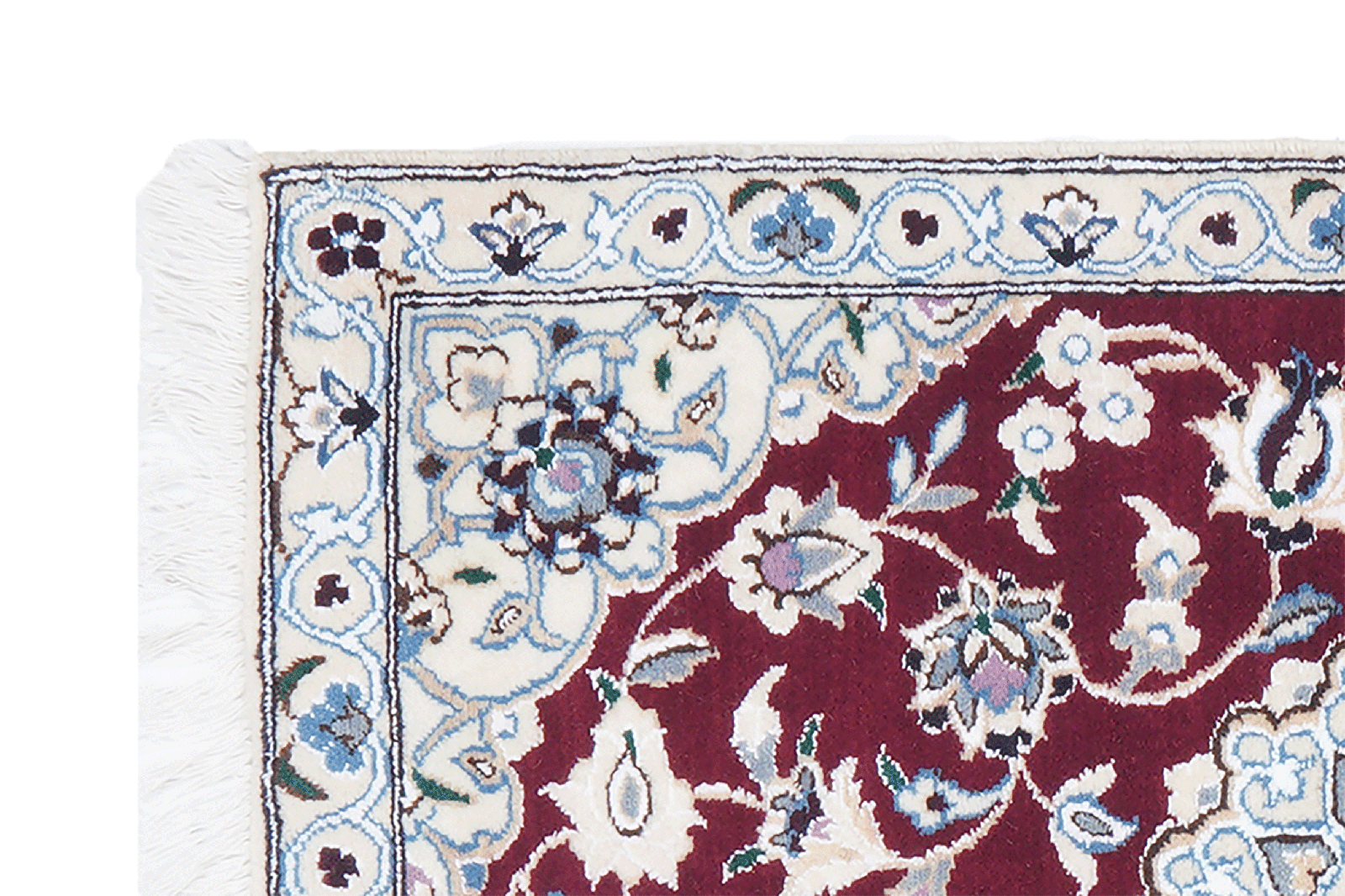 Nain 9La — Hand-knotted, 70x99 cm, Red, 100% Virgin Wool | View 3