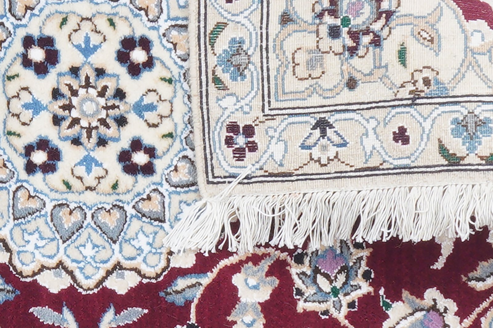 Nain 9La — Hand-knotted, 70x99 cm, Red, 100% Virgin Wool | View 6
