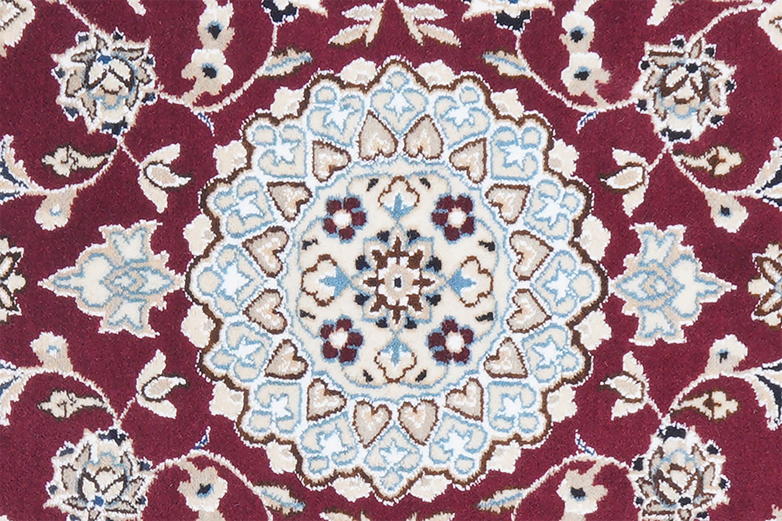 Nain 9La — Hand-knotted, 72x105 cm, Red, 100% Virgin Wool | View 4