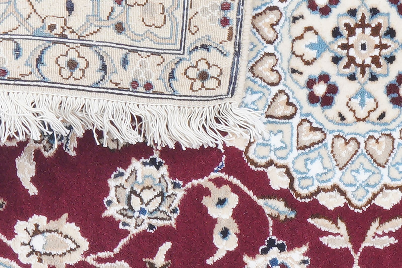 Nain 9La — Hand-knotted, 72x105 cm, Red, 100% Virgin Wool | View 6