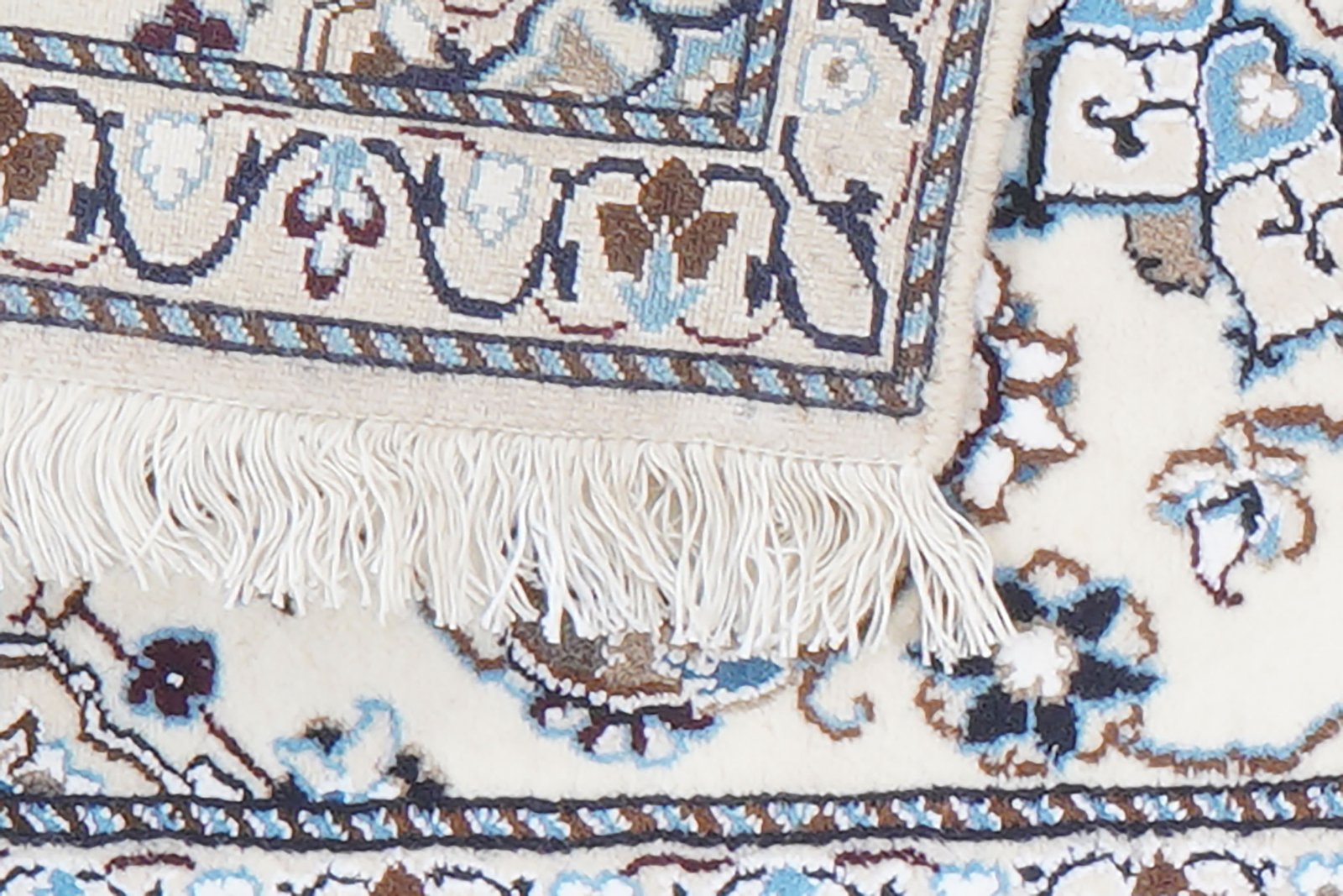 Nain 9La — Hand-knotted, 60x198 cm, Beige, 100% Virgin Wool | View 6