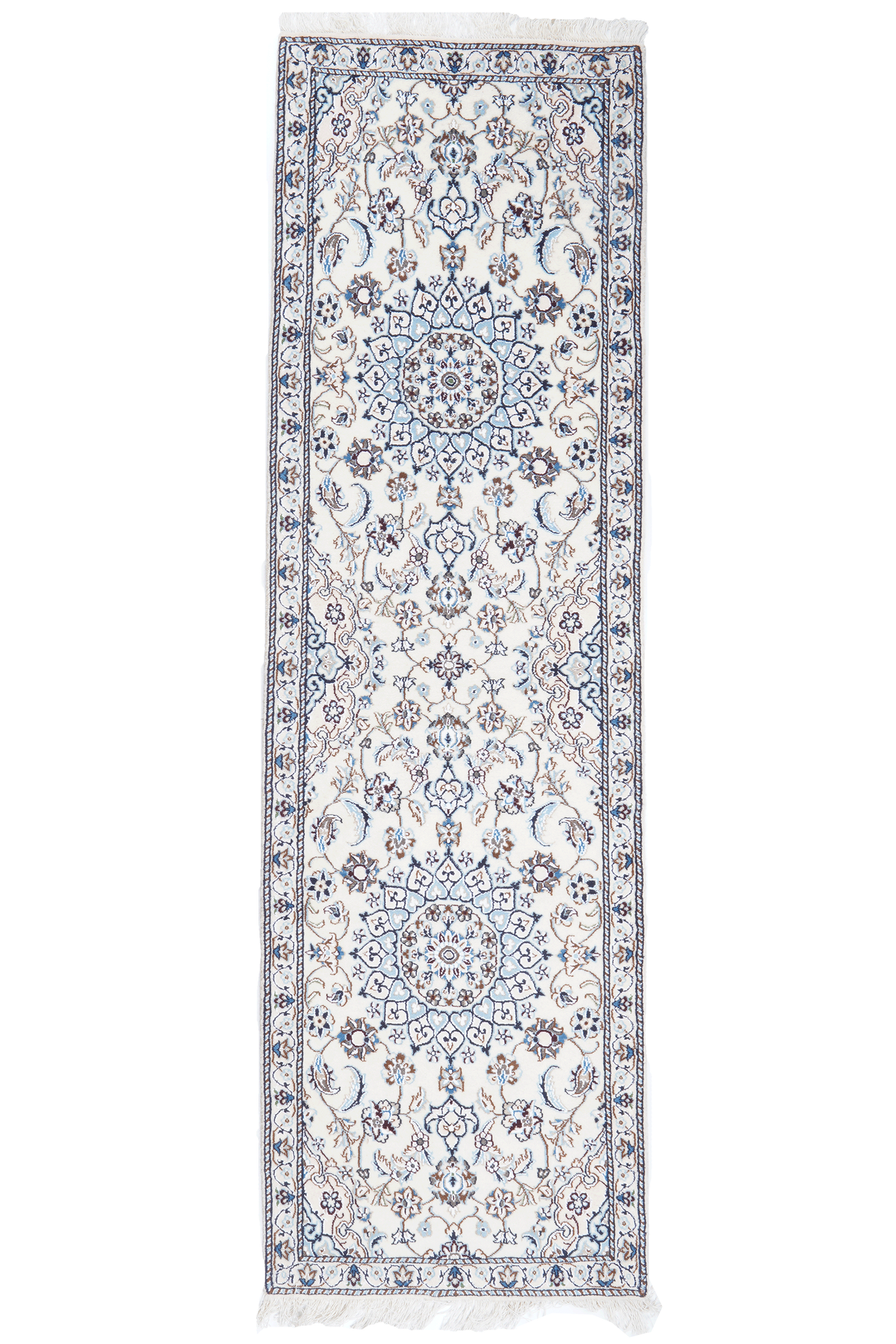 Nain 9La — Handgefertigt, 206x61 cm, Beige, 100% Virgin Wool | Main view