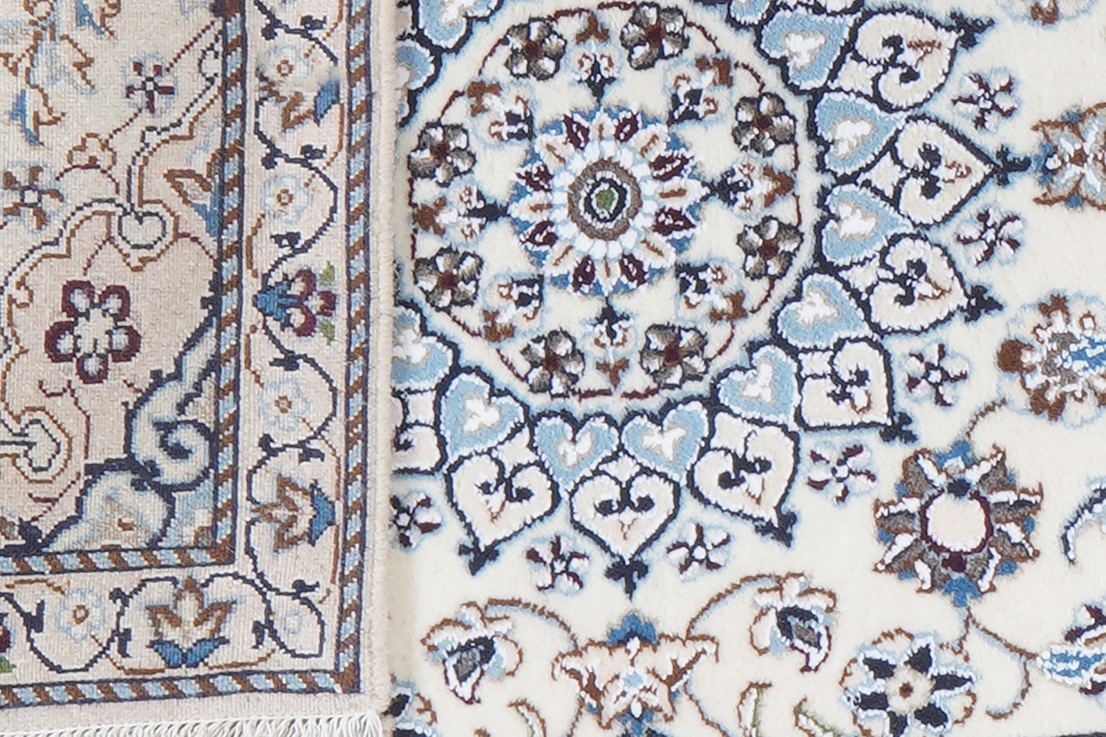 Nain 9La — Handgefertigt, 206x61 cm, Beige, 100% Virgin Wool | View 7