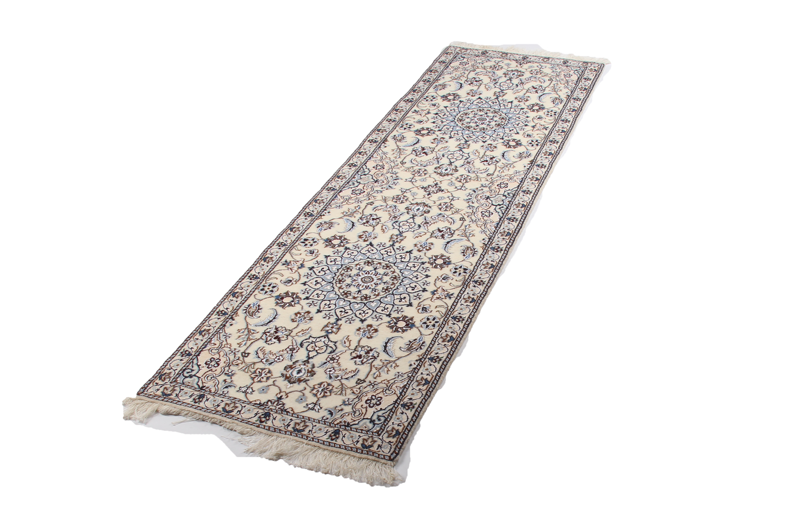 Nain 9La — Handgefertigt, 206x61 cm, Beige, 100% Virgin Wool | View 8
