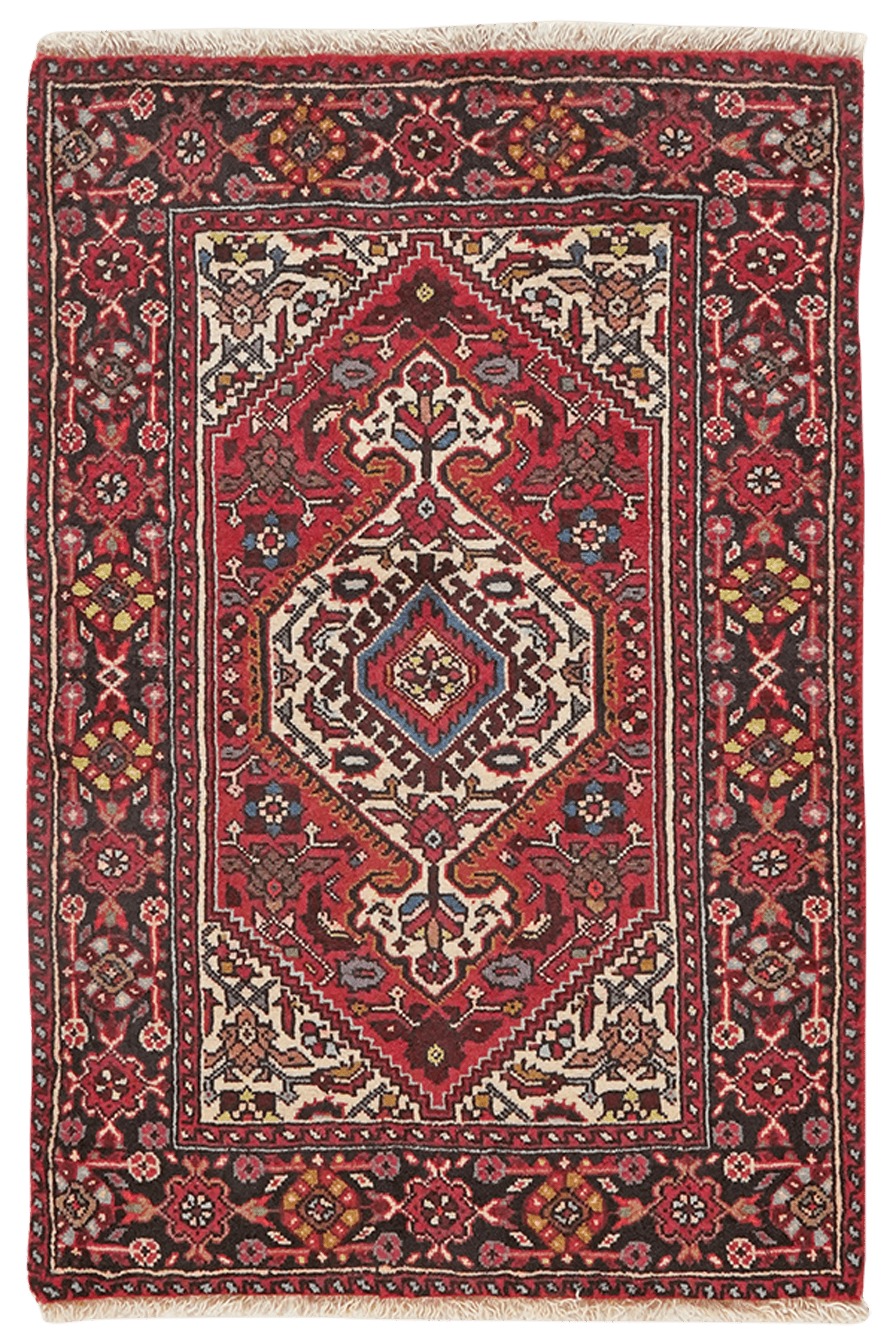 Goltuk — Hand-knotted, 60x89 cm, Red, 100% Virgin Wool | Main view