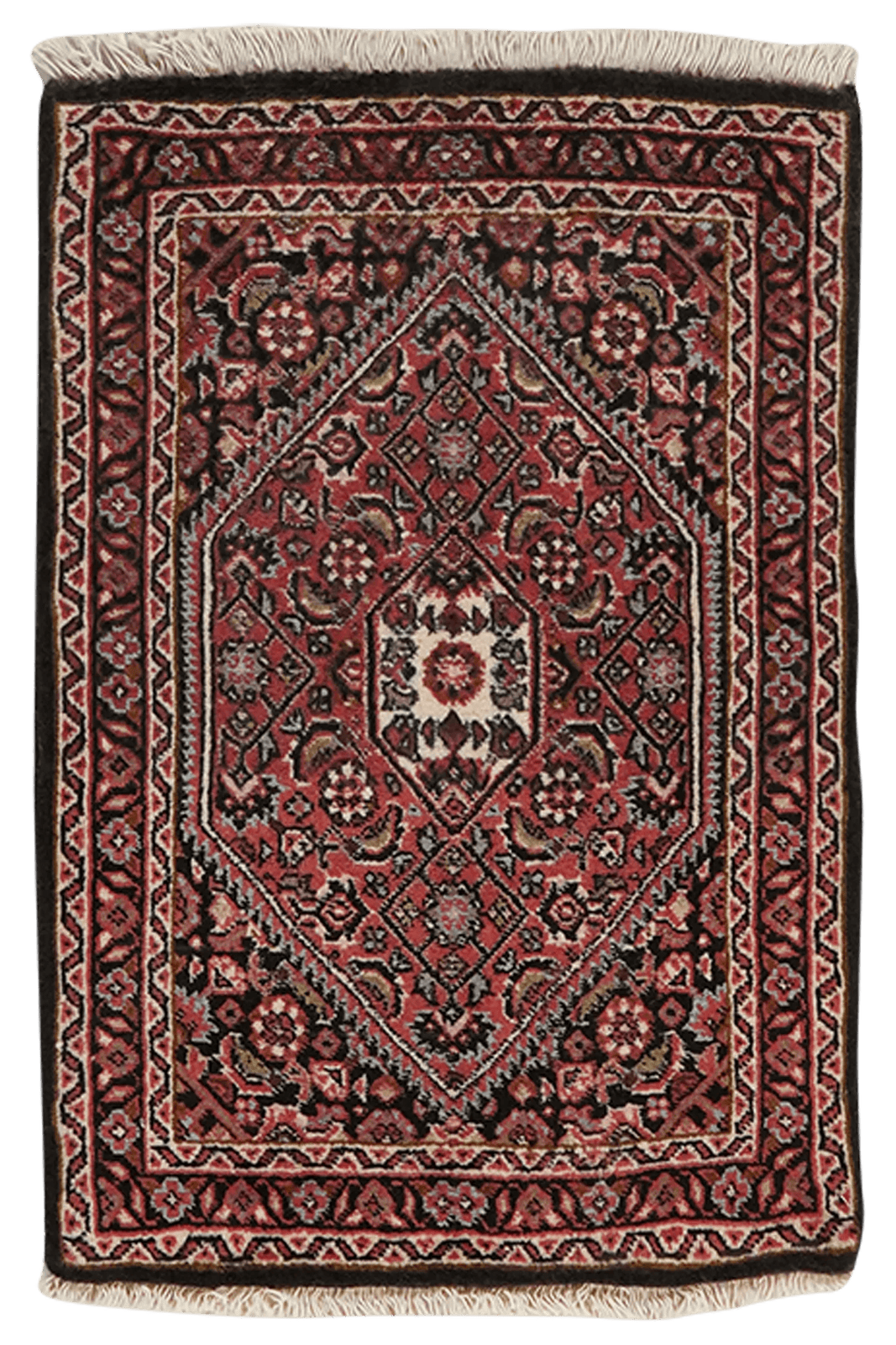 Bidjar Zandjan — Hand-knotted, 45x64 cm, Blue, 100% Virgin Wool | Main view