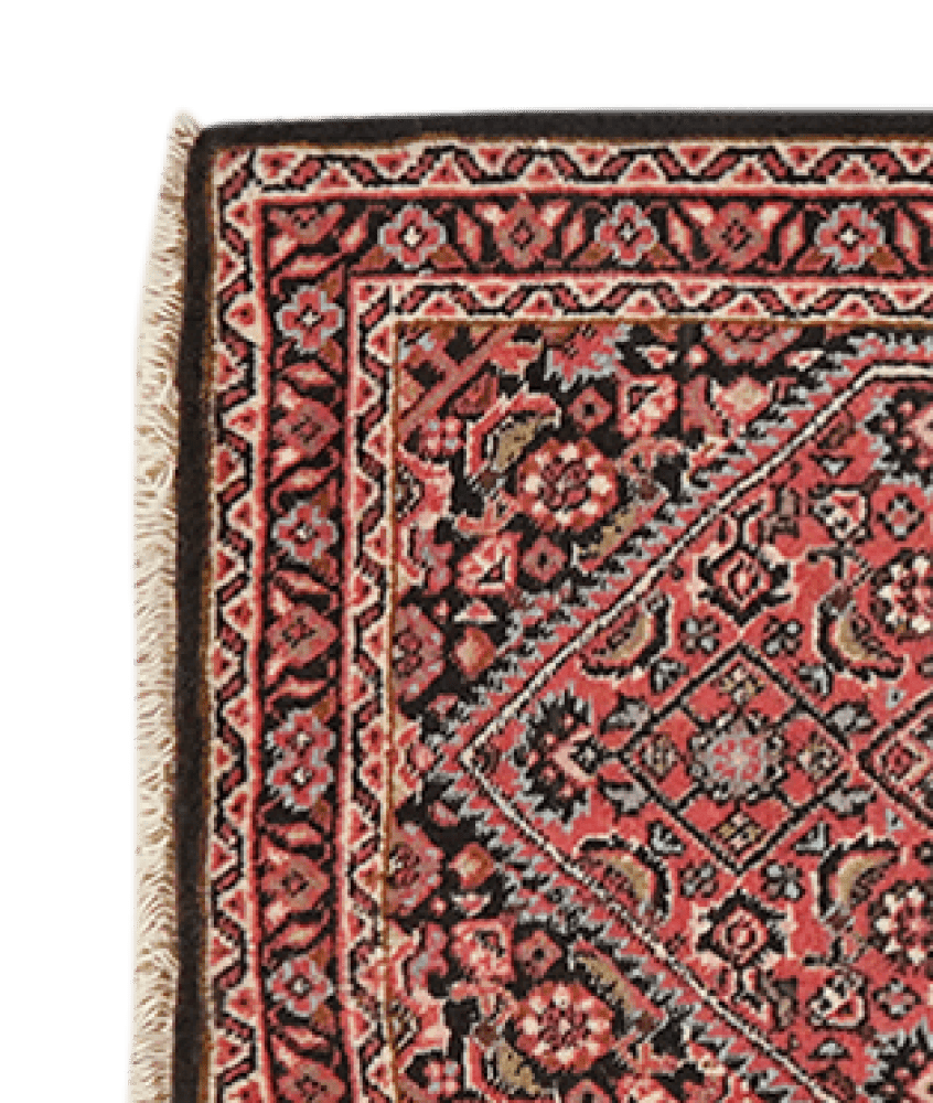 Bidjar Zandjan — Hand-knotted, 45x64 cm, Blue, 100% Virgin Wool | View 3