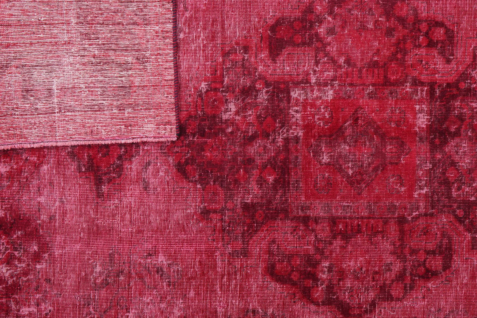 Vintage — Handgefertigt, 298x192 cm, Rot, 100% Virgin Wool | View 7