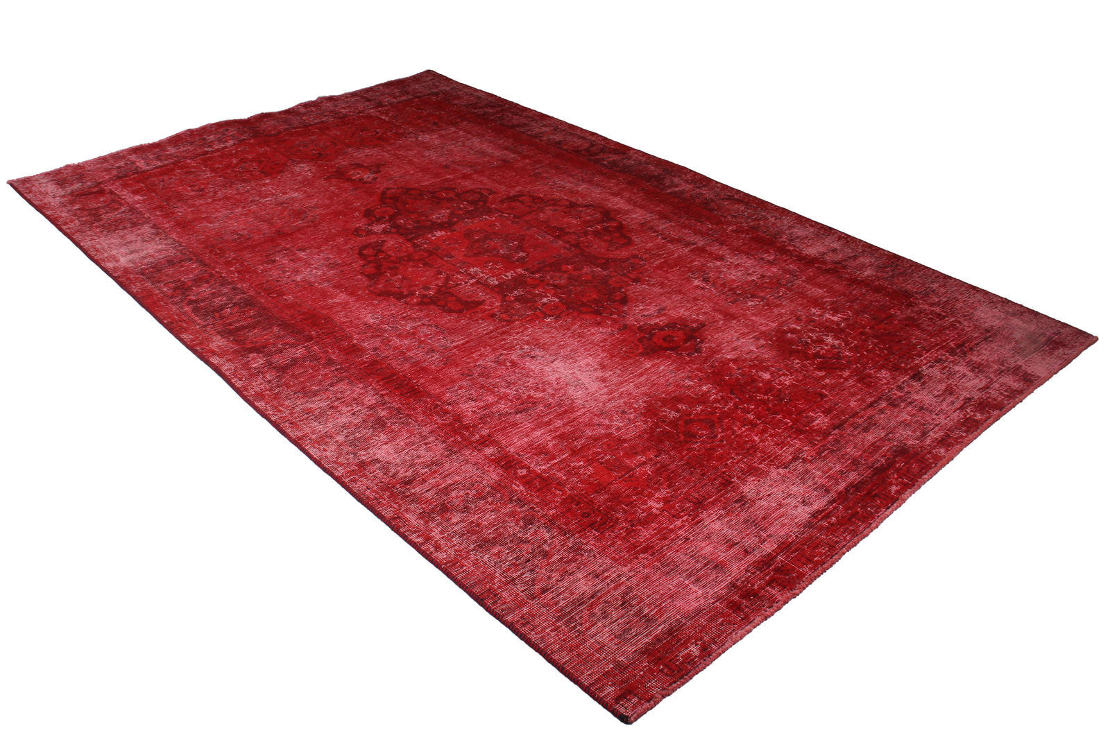 Vintage — Handgefertigt, 298x192 cm, Rot, 100% Virgin Wool | View 8
