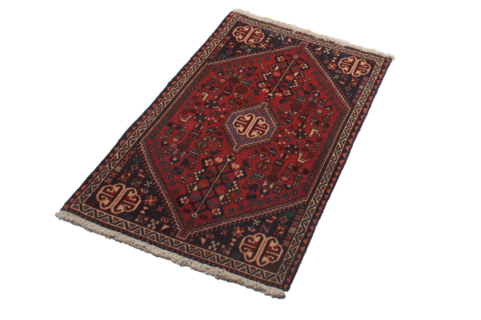 Abadeh — Handgefertigt, 99x59 cm, Beige, 100% Virgin Wool | View 6