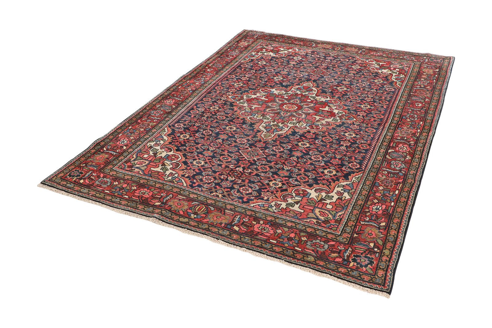 Koutabad — Hand-knotted, 153x212 cm, Blue, 100% Virgin Wool | View 5