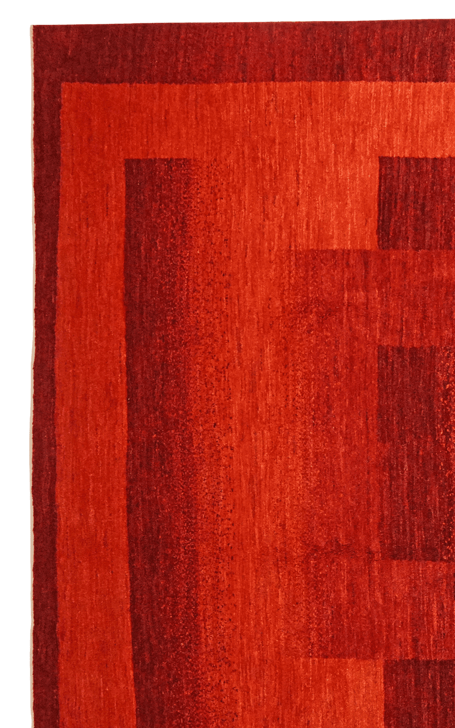 Rizbaf — Hand-knotted, 226x307 cm, Red, 100% Virgin Wool | View 3