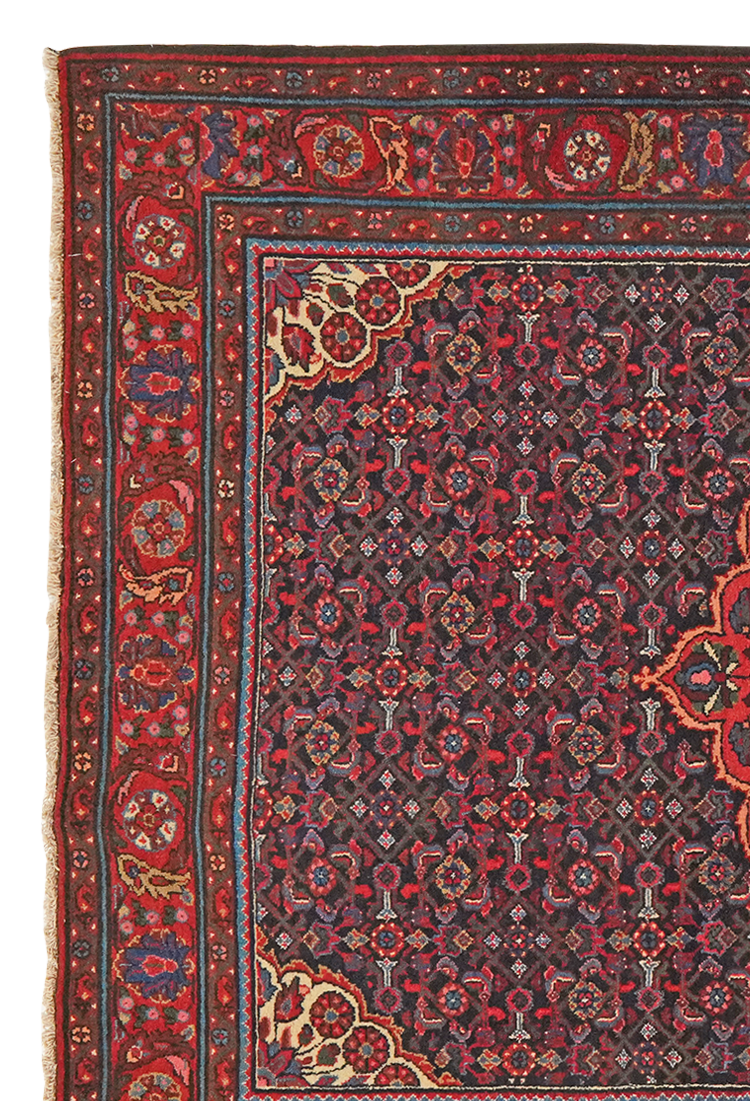 Koutabad — Handgefertigt, 202x140 cm, Rot, 100% Virgin Wool | View 4