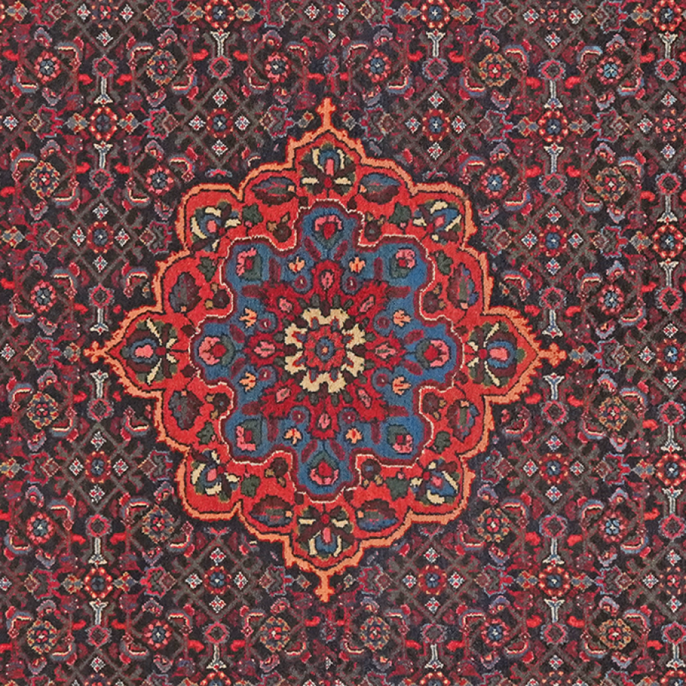 Koutabad — Handgefertigt, 202x140 cm, Rot, 100% Virgin Wool | View 5