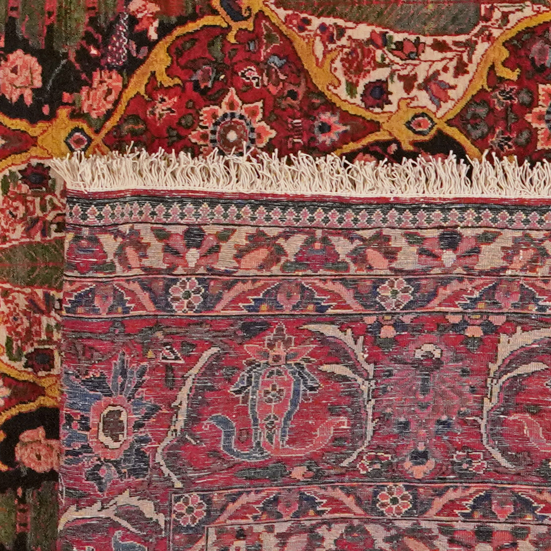 Bakhtiar — Handgefertigt, 429x320 cm, Rot, 100% Virgin Wool | View 7