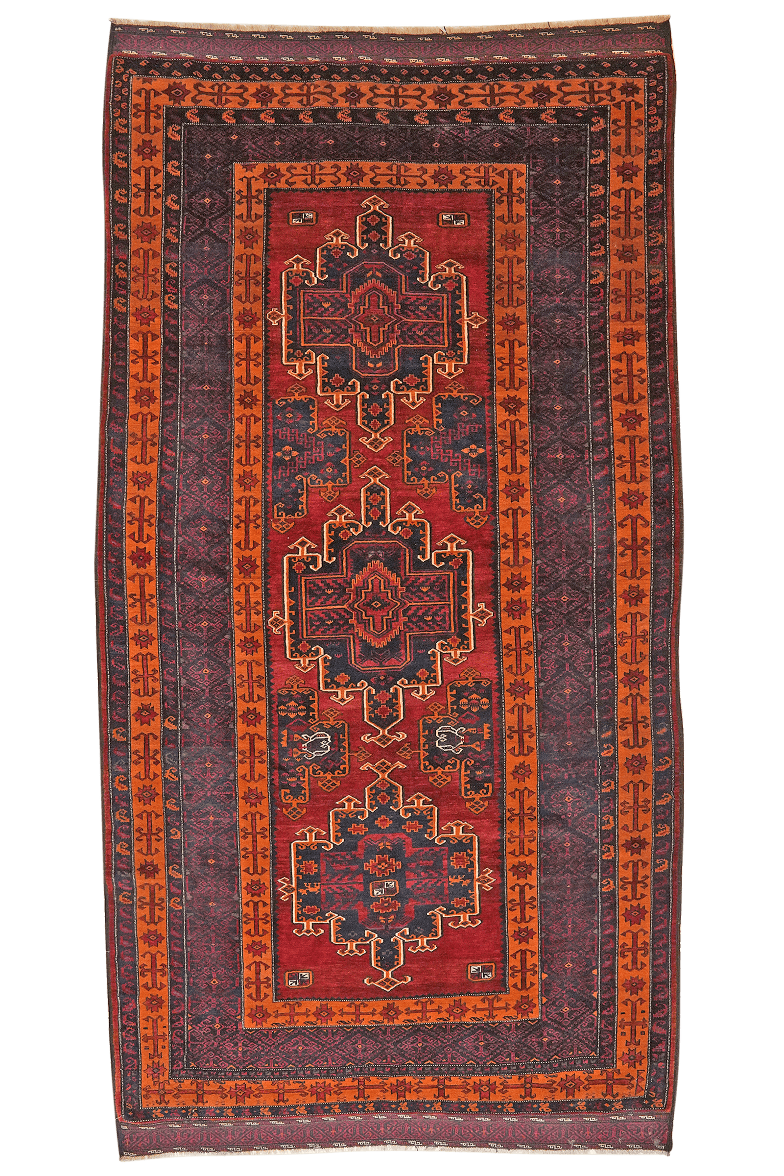 Kordibaf — Hand-knotted, 176x322 cm, Red, 100% Virgin Wool | Main view