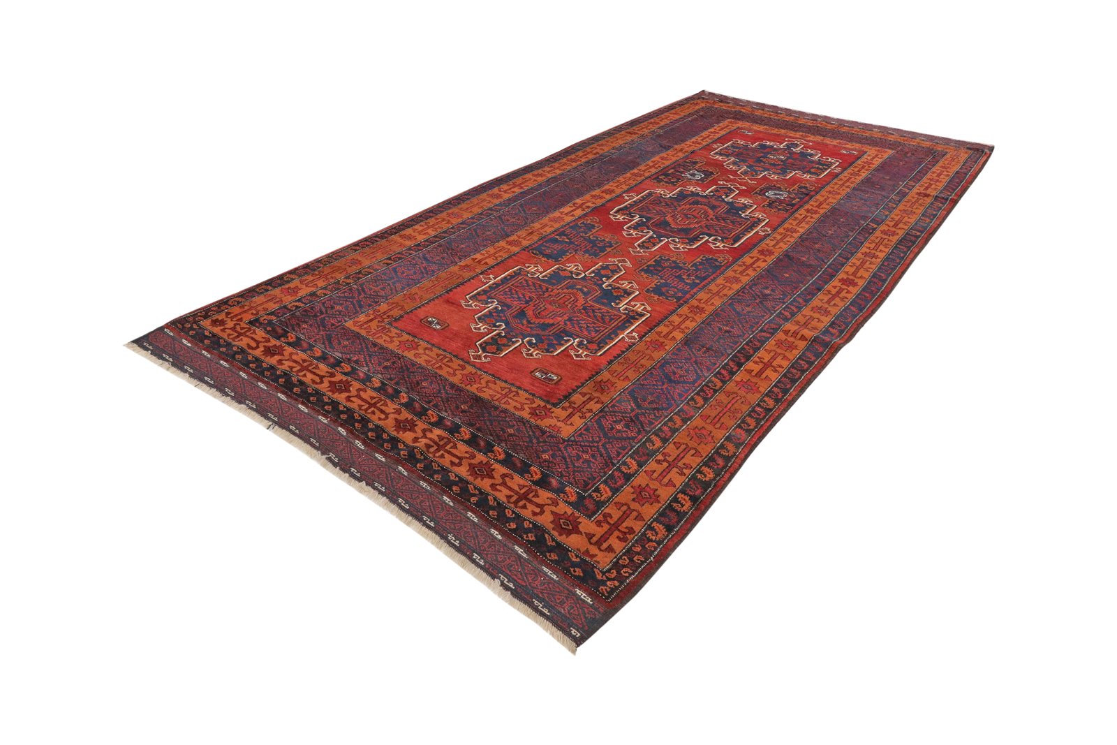 Kordibaf — Hand-knotted, 176x322 cm, Red, 100% Virgin Wool | View 5