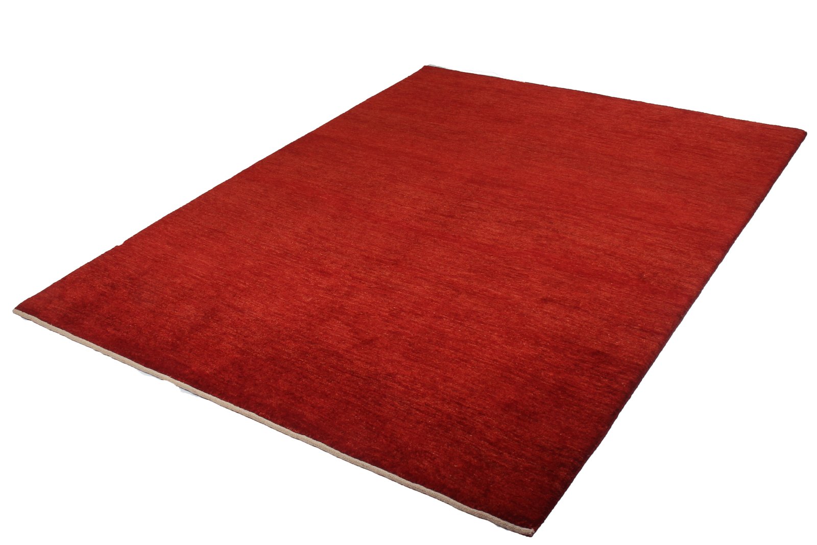 Rizbaf — Hand-knotted, 150x208 cm, Red, 100% Virgin Wool | View 4