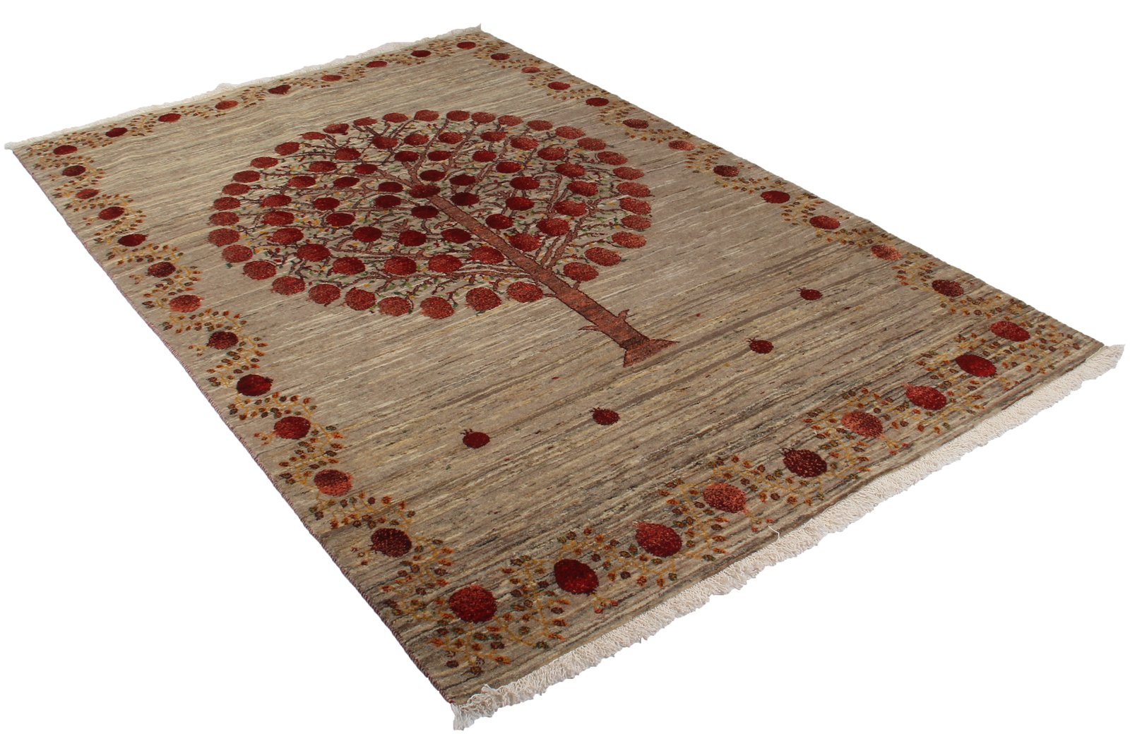 Rizbaf — Hand-knotted, 163x250 cm, Brown, 100% Virgin Wool | View 7