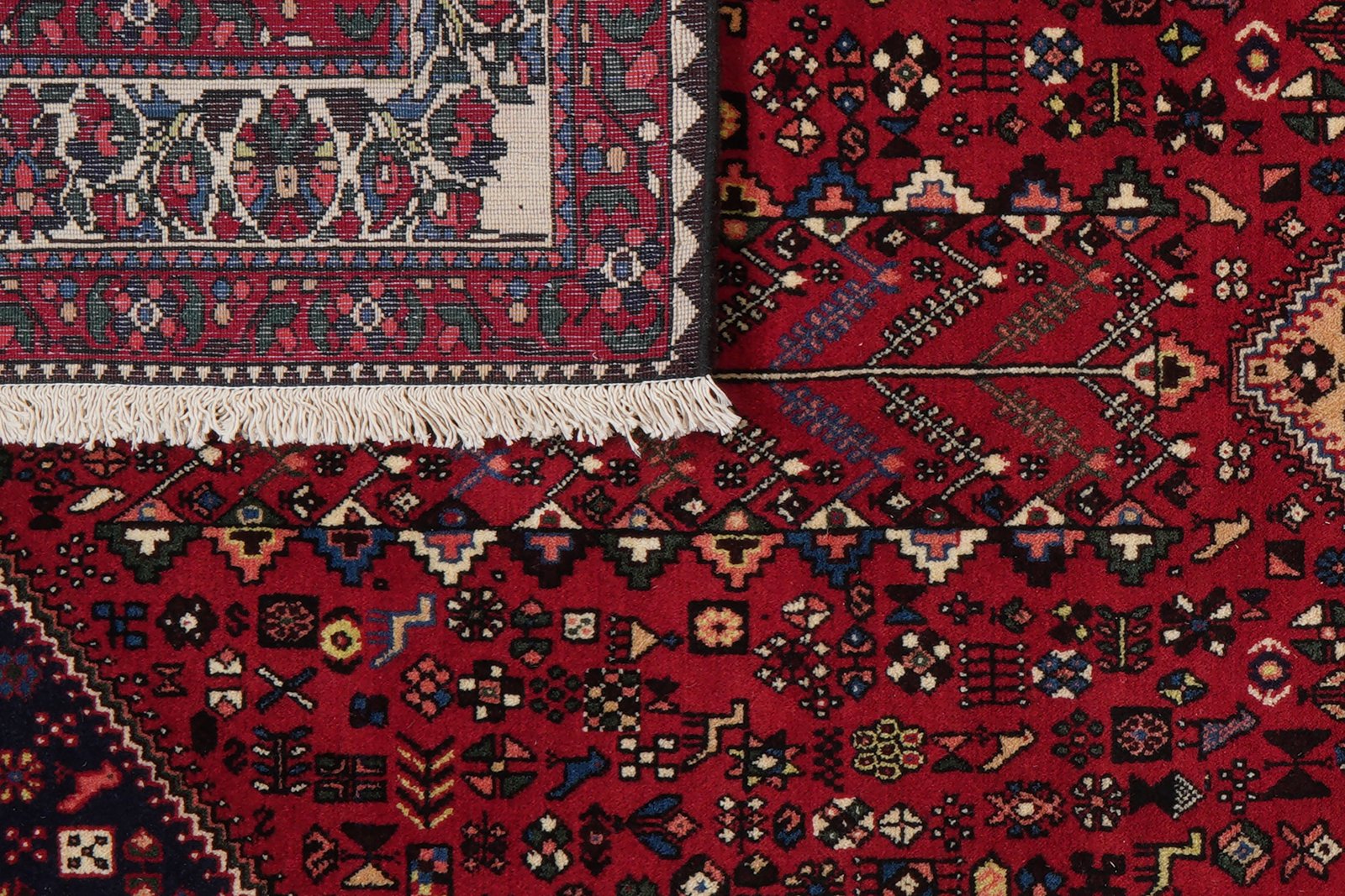 Abadeh — Hand-knotted, 203x310 cm, Red, 100% Virgin Wool | View 8