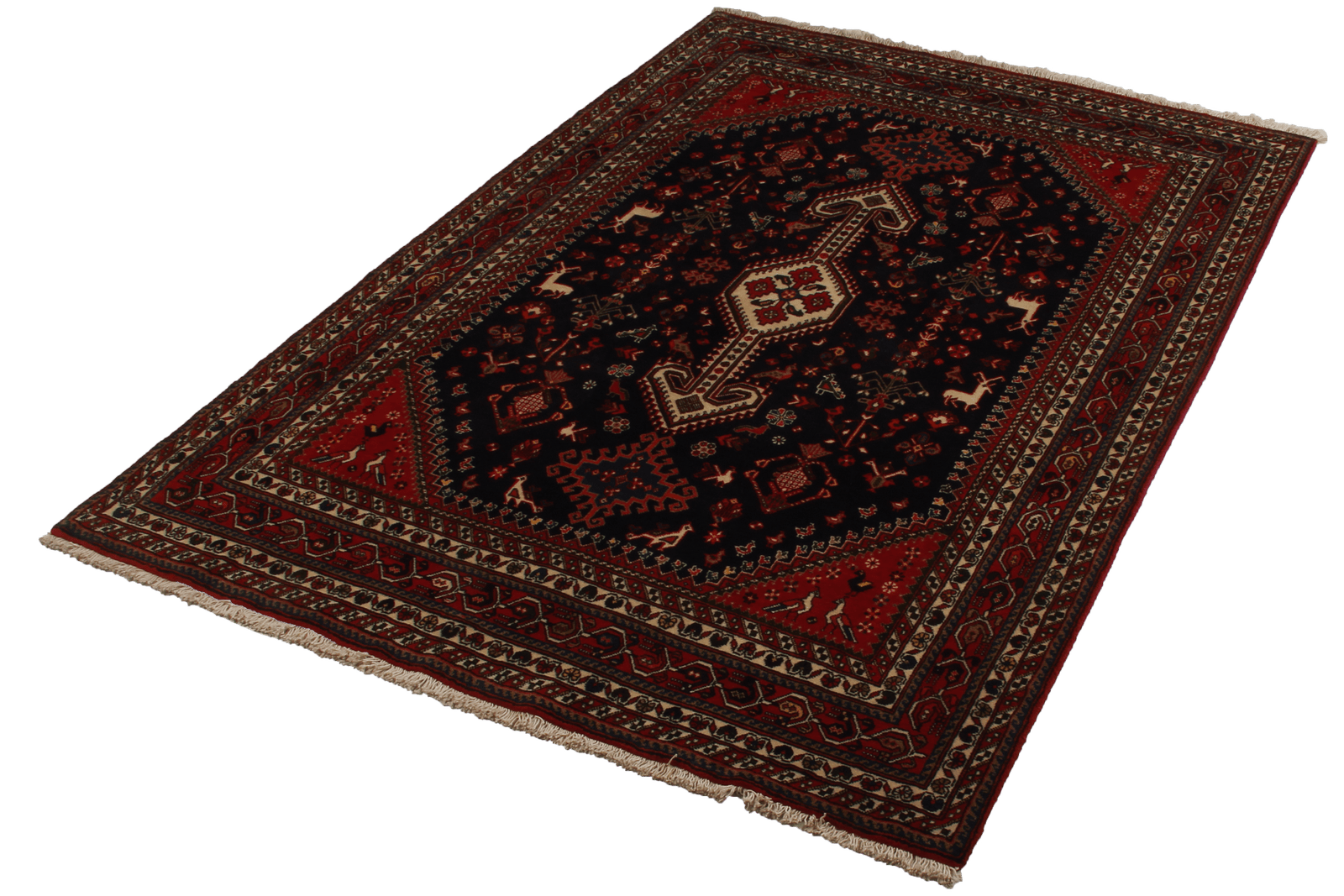 Nasrabad — Hand-knotted, 140x203 cm, Blue, 100% Virgin Wool | View 8