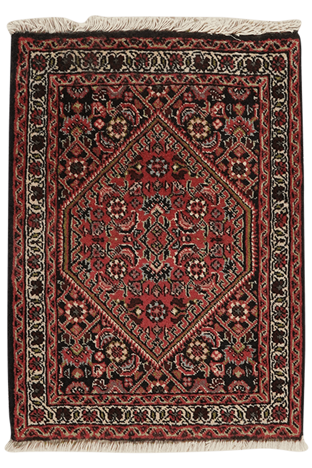 Bidjar Zandjan — Hand-knotted, 45x61 cm, Blue, 100% Virgin Wool | Main view