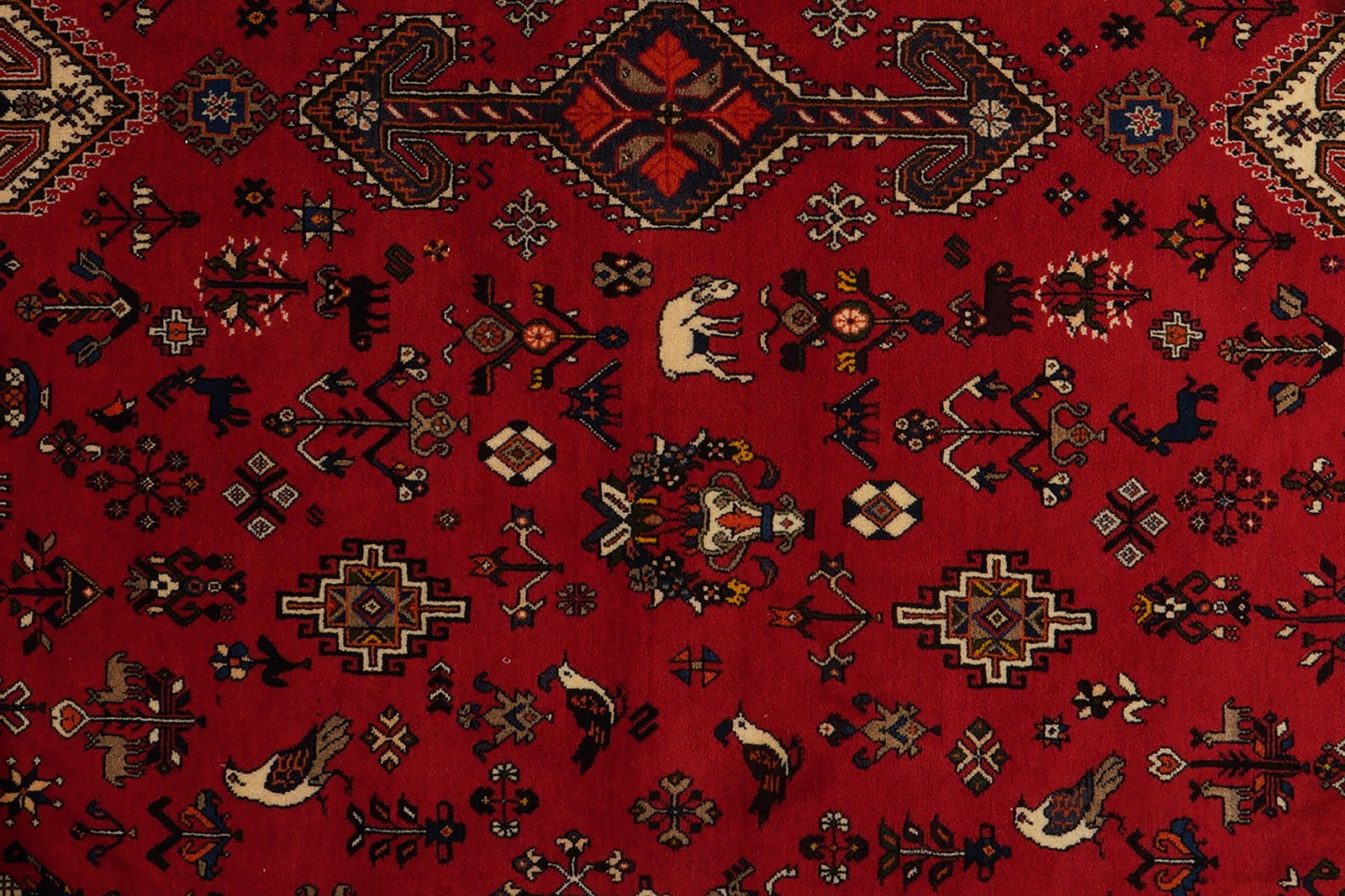 Nasrabad — Hand-knotted, 203x295 cm, Red, 100% Virgin Wool | View 8