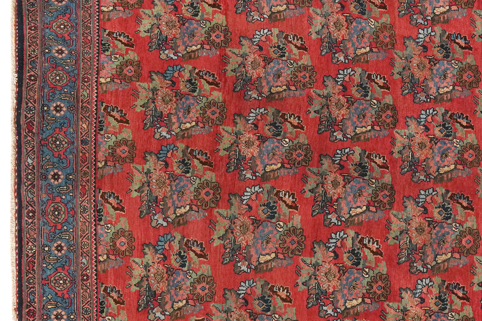 Bidjar — Handgefertigt, 217x142 cm, Blau, 100% Virgin Wool | View 4