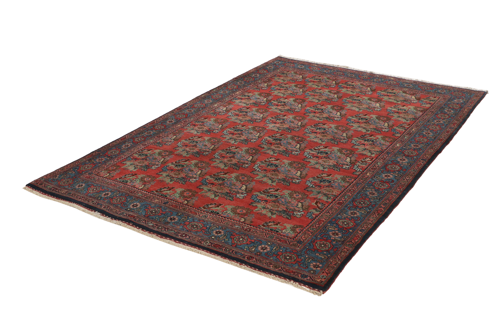 Bidjar — Handgefertigt, 217x142 cm, Blau, 100% Virgin Wool | View 7