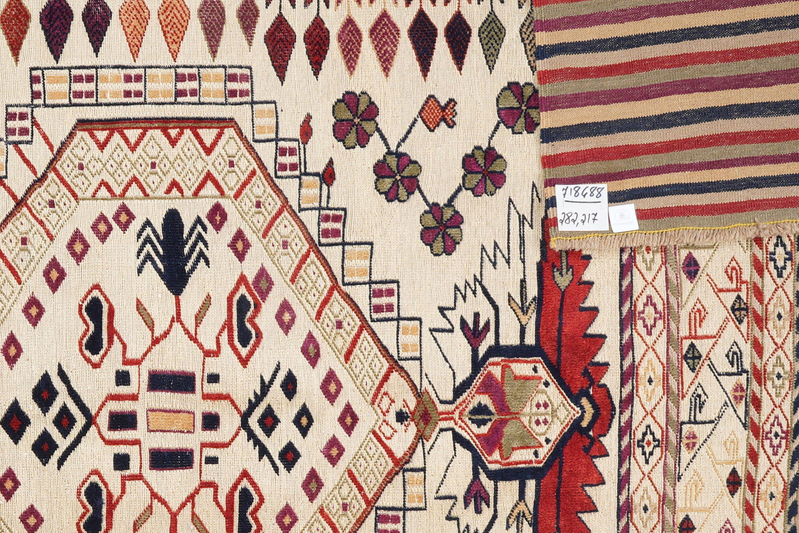 Kelim Belutch — Handgefertigt, 282x217 cm, Bunt, 100% Virgin Wool | View 6