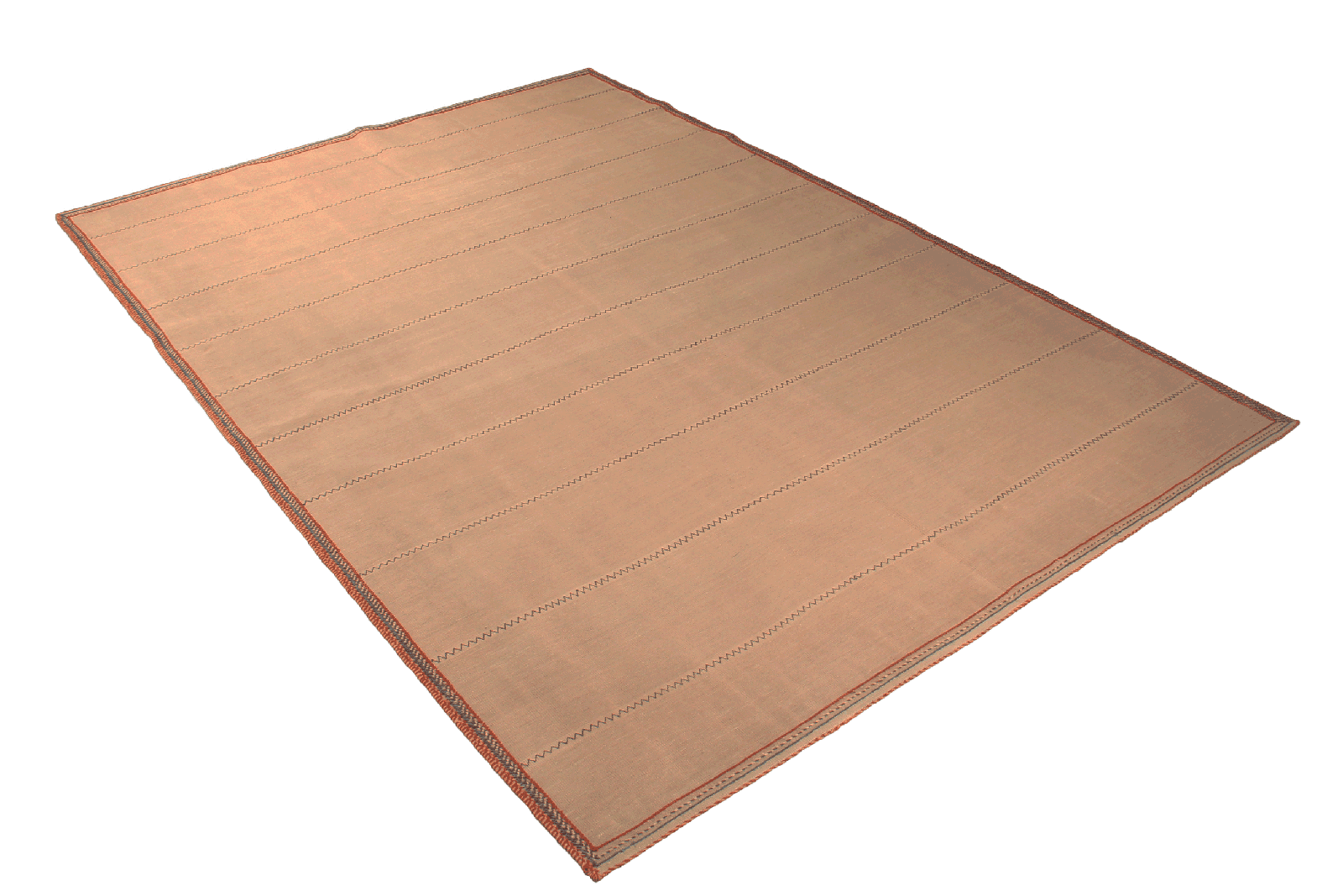 Kelim Afshar — Handmade, 168x237 cm, Beige, 100% Virgin Wool | View 4