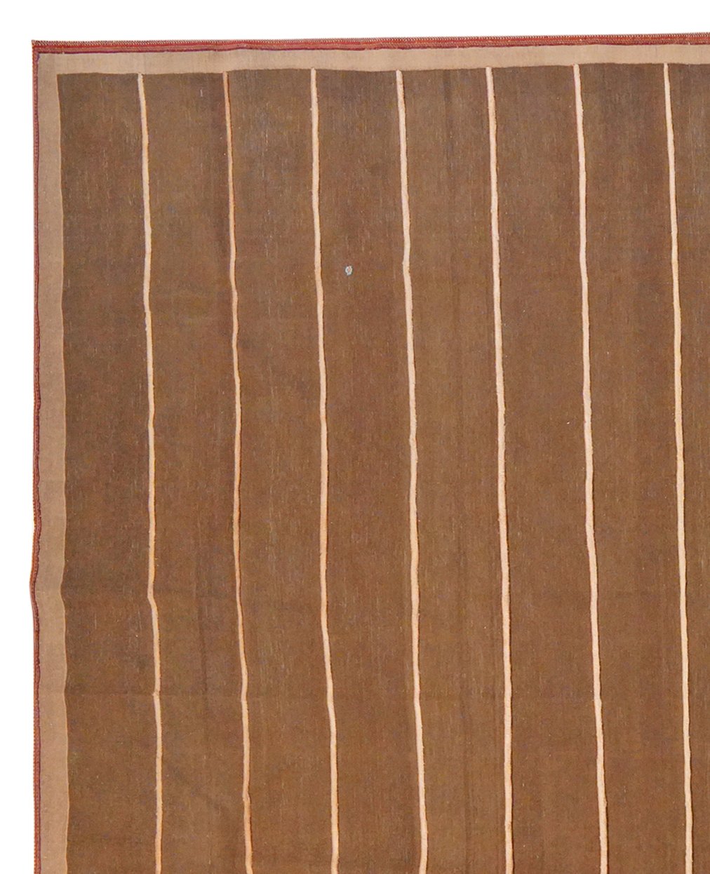 Kelim Afshar — Handmade, 224x379 cm, Brown, 100% Virgin Wool | View 3