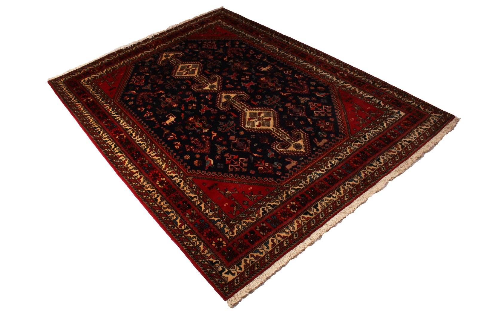 Nasrabad — Hand-knotted, 141x207 cm, Blue, 100% Virgin Wool | View 5