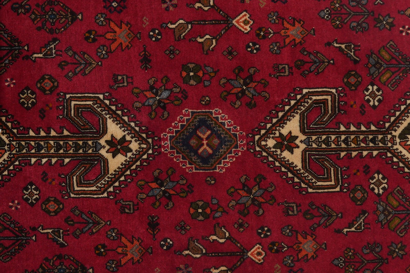 Nasrabad — Hand-knotted, 169x247 cm, Red, 100% Virgin Wool | View 7