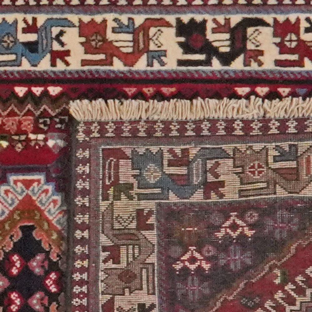 Yalameh — Hand-knotted, 80x394 cm, Red, 100% Virgin Wool | View 6