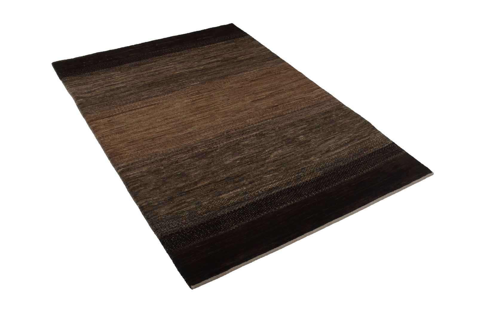 Rizbaf — Hand-knotted, 121x176 cm, Brown, 100% Virgin Wool | View 4