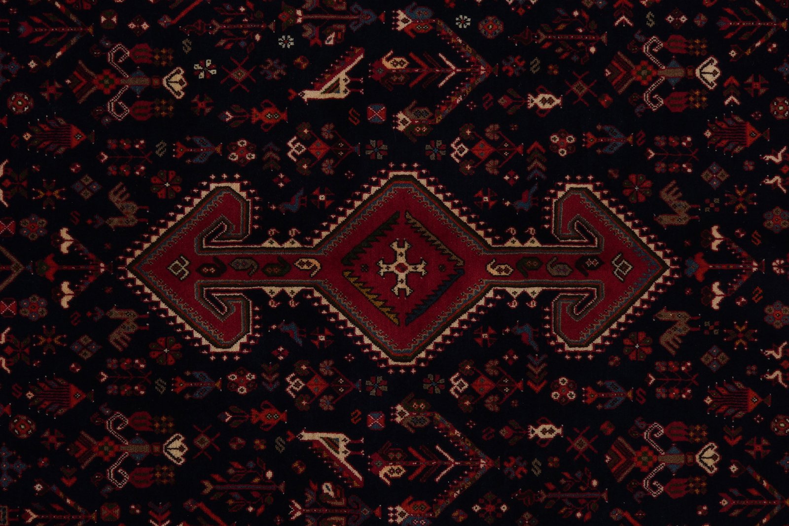 Nasrabad — Hand-knotted, 199x305 cm, Blue, 100% Virgin Wool | View 7