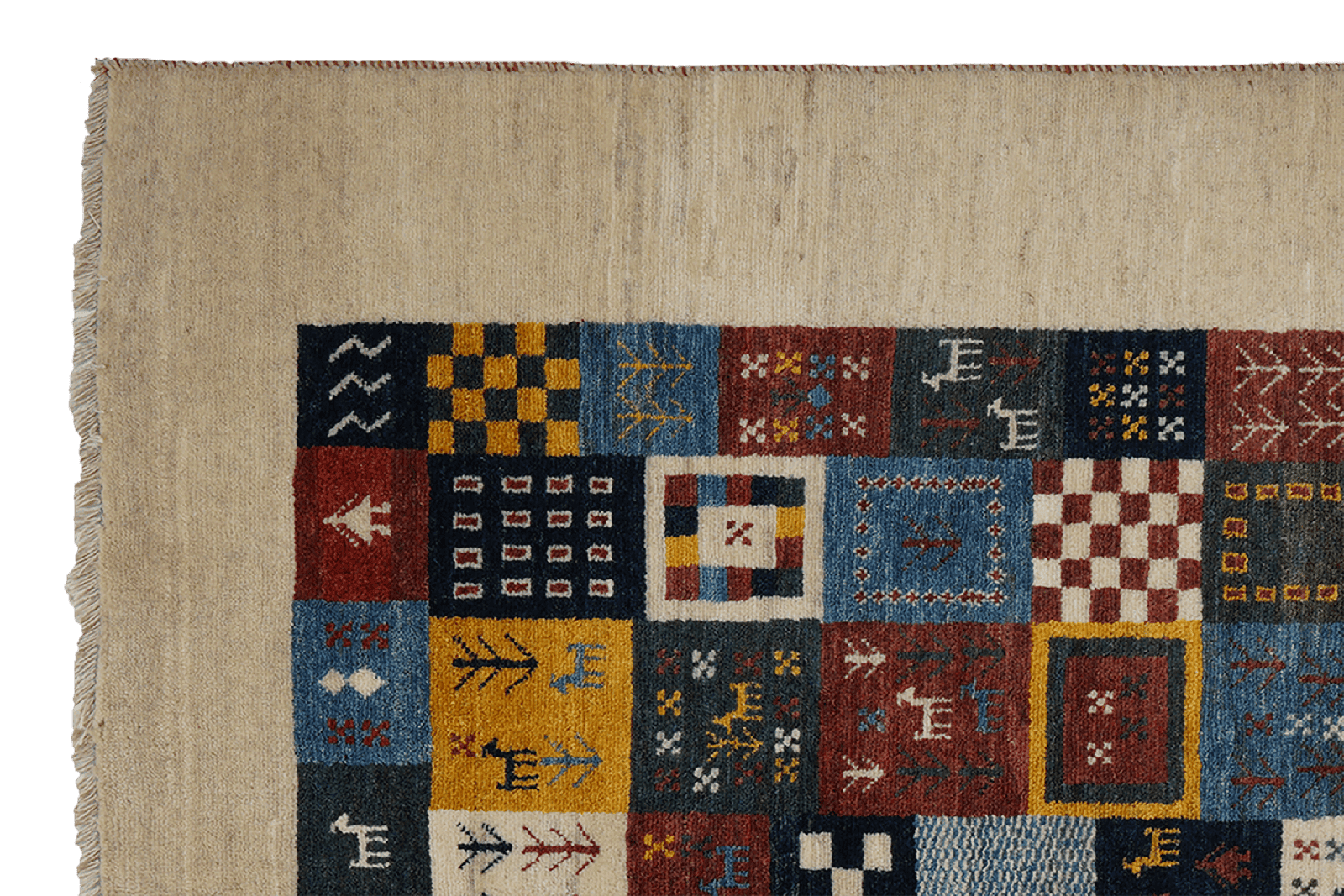 Gabbeh Sonnat — Hand-knotted, 131x186 cm, Multicolor, 100% Virgin Wool | View 3
