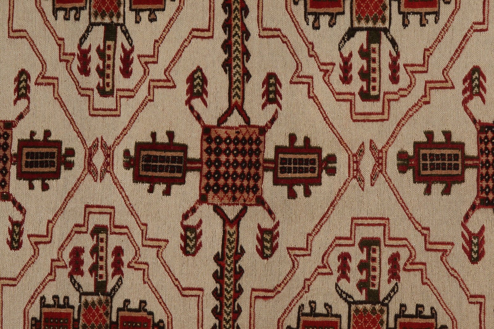 Kelim Belutch — Handmade, 177x204 cm, Beige, 100% Virgin Wool | View 6
