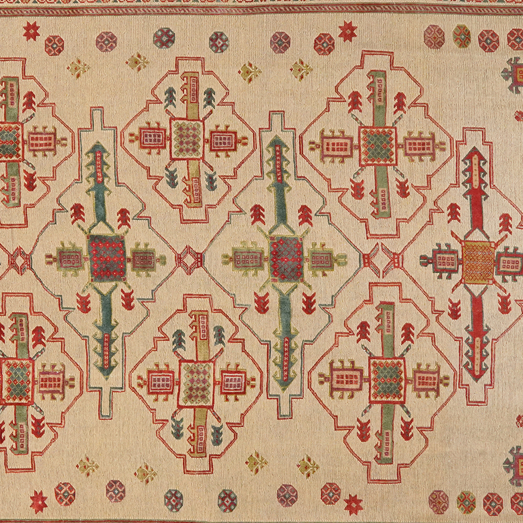 Kelim Belutch — Handgefertigt, 290x242 cm, Bunt, 100% Virgin Wool | View 5