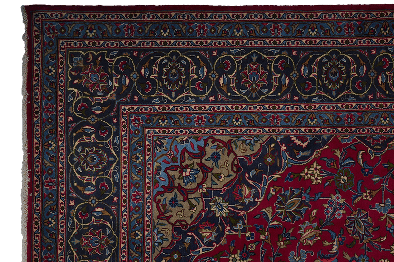 Kashmar — Hand-knotted, 200x289 cm, Red, 100% Virgin Wool | View 3